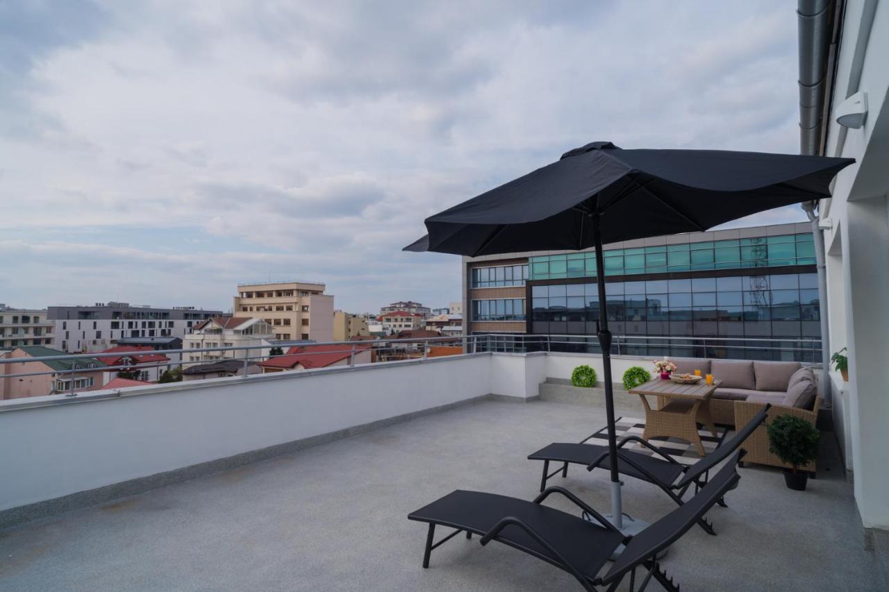 בוקרשט Penthouse With Huge Rooftop Terrace & City View מראה חיצוני תמונה