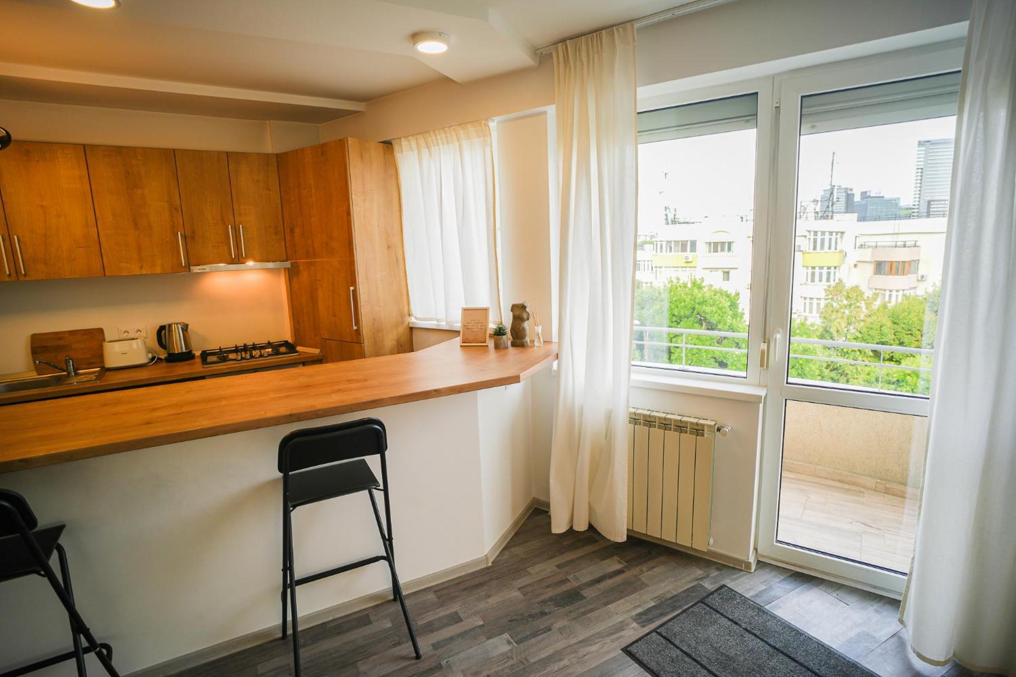 בוקרשט Penthouse With Huge Rooftop Terrace & City View מראה חיצוני תמונה