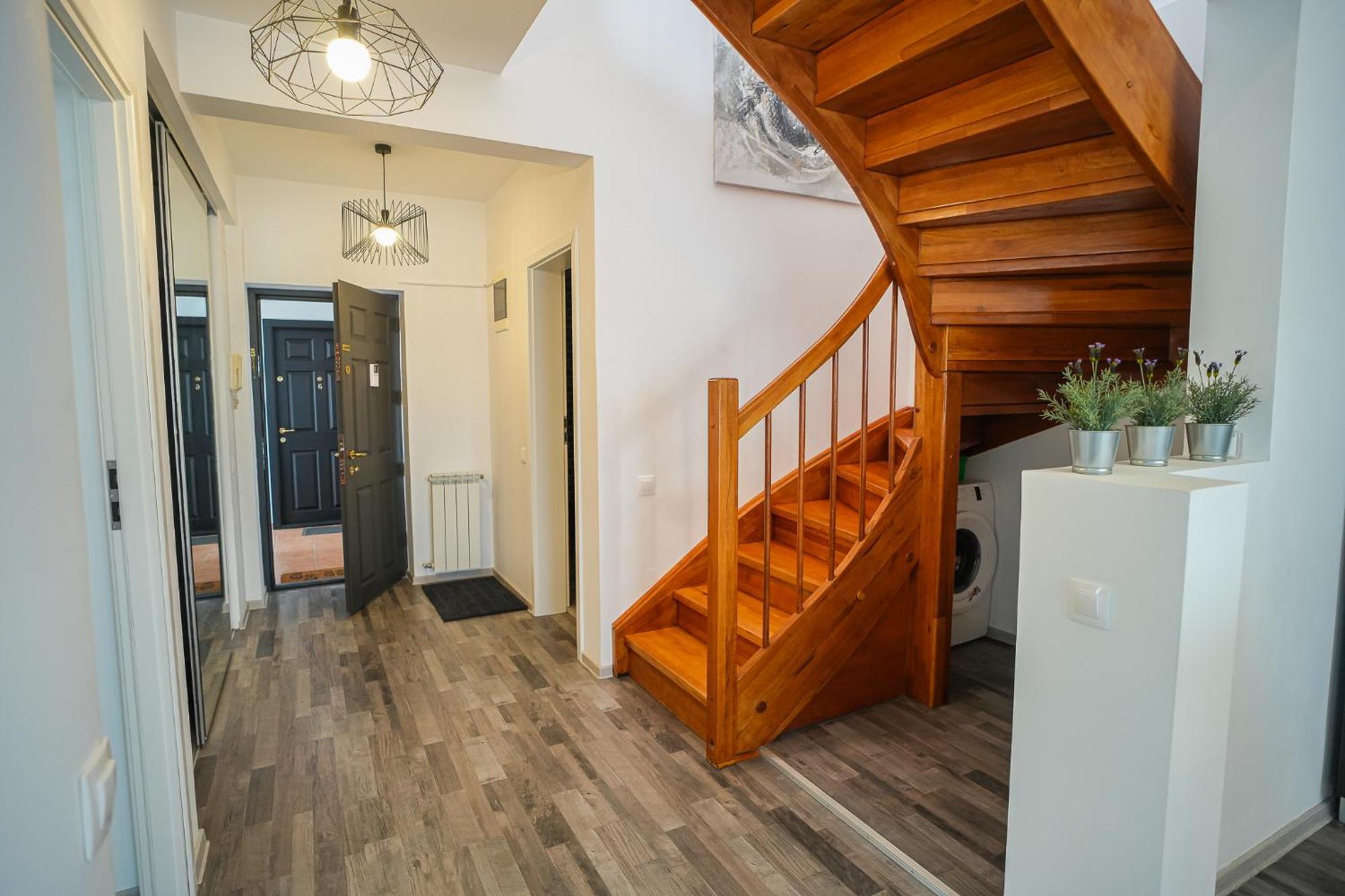 בוקרשט Penthouse With Huge Rooftop Terrace & City View מראה חיצוני תמונה