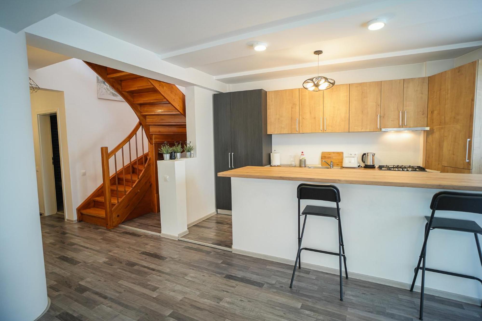 בוקרשט Penthouse With Huge Rooftop Terrace & City View מראה חיצוני תמונה