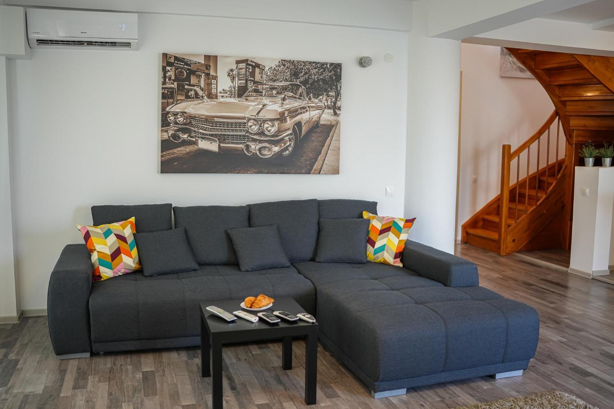 בוקרשט Penthouse With Huge Rooftop Terrace & City View מראה חיצוני תמונה