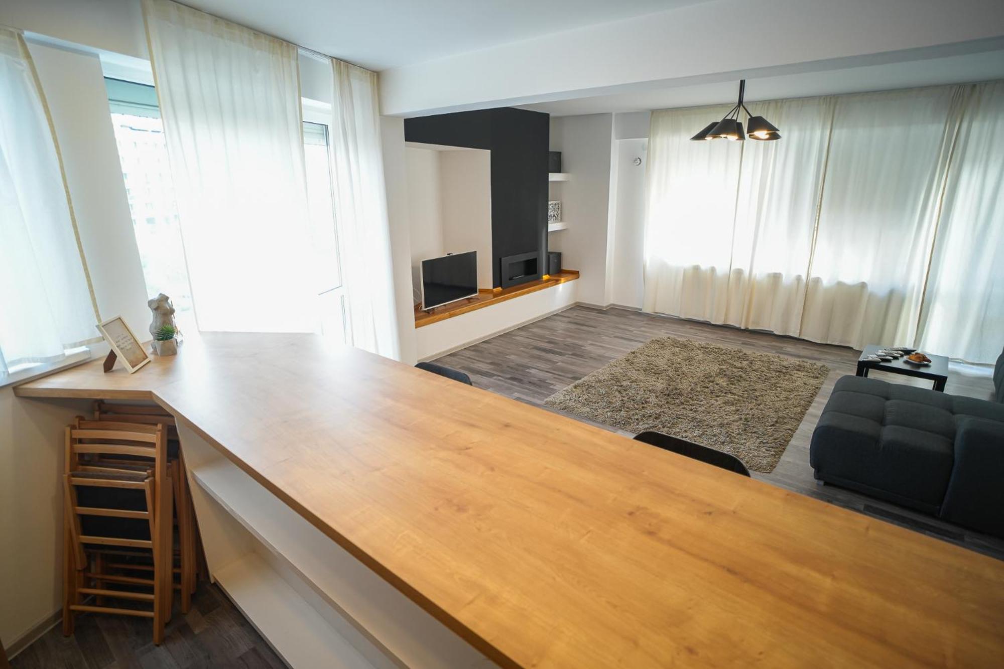 בוקרשט Penthouse With Huge Rooftop Terrace & City View מראה חיצוני תמונה