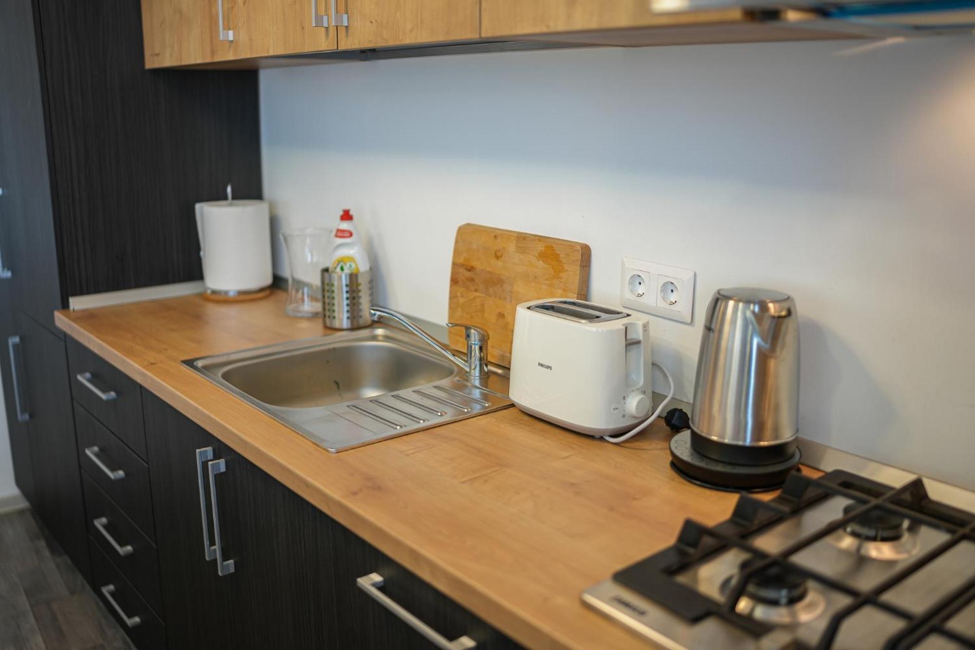 בוקרשט Penthouse With Huge Rooftop Terrace & City View מראה חיצוני תמונה