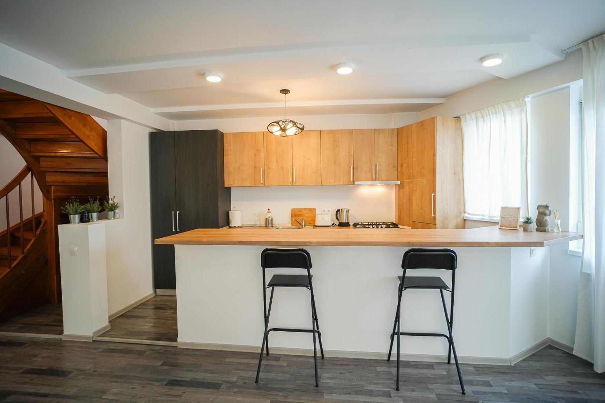 בוקרשט Penthouse With Huge Rooftop Terrace & City View מראה חיצוני תמונה